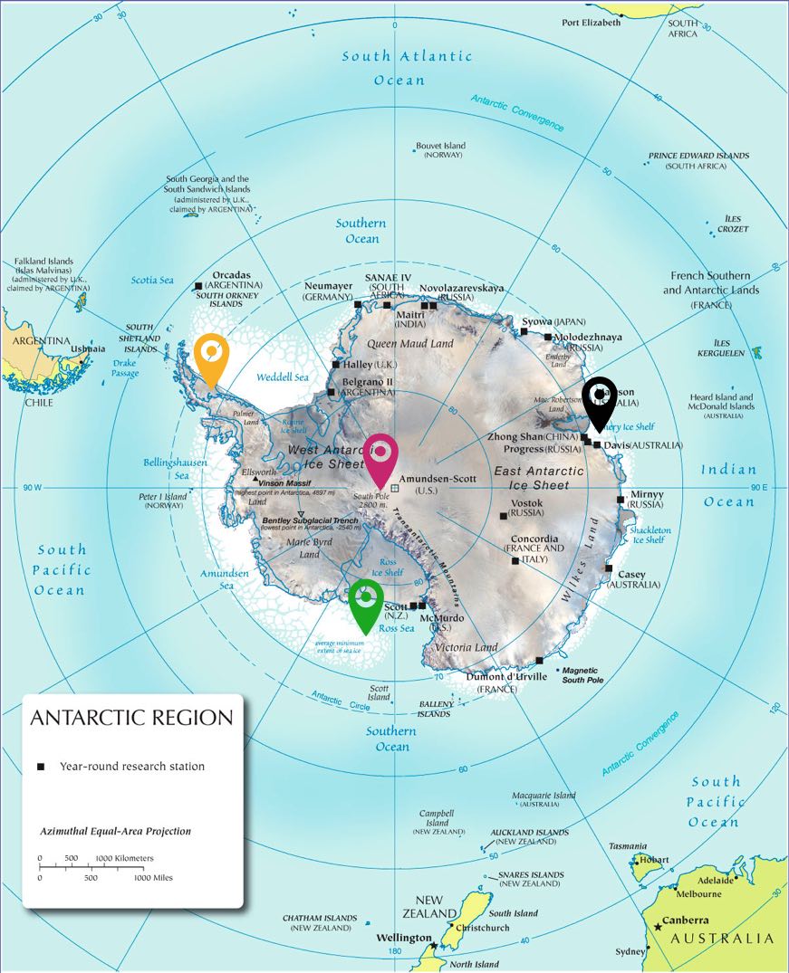 南極旅行路線