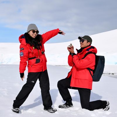 南極蜜月求婚